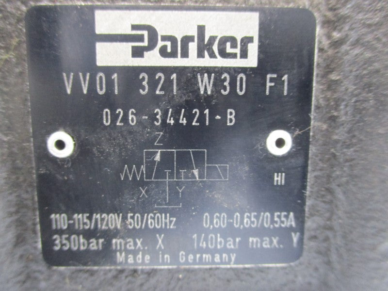 PARKER VV01321W30F1 110-120V 0.60/0.55A NSNP
