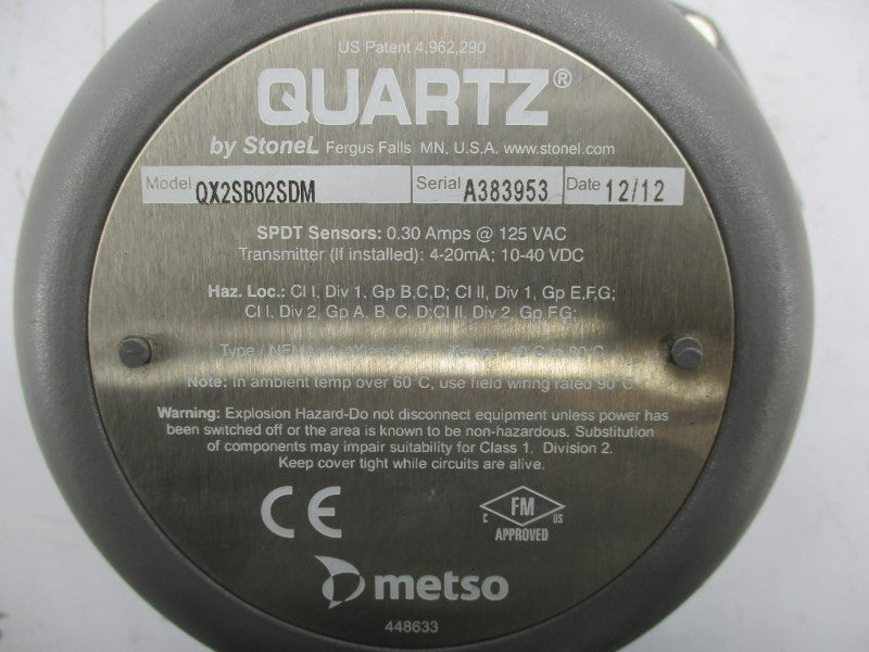 QUARTZ QX2SB02SDM 125VAC 0.30A NSNP