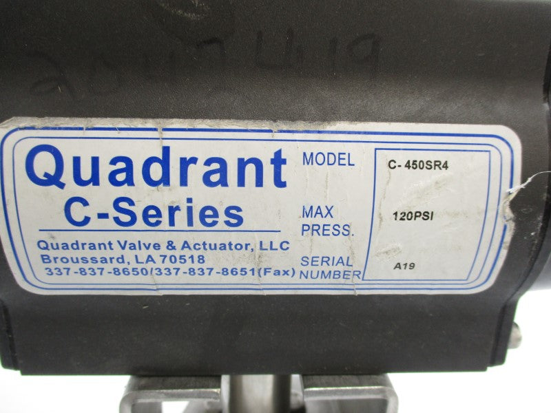 QUADRANT C-450SR4 W/ LS-1 SER.C 250V 3A 120PSI NSNP
