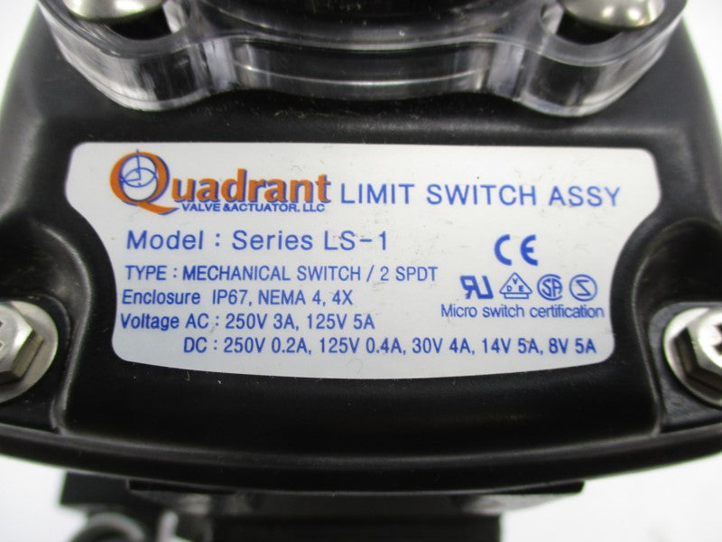 QUADRANT C-450SR4 W/ LS-1 SER.C 250V 3A 120PSI NSNP