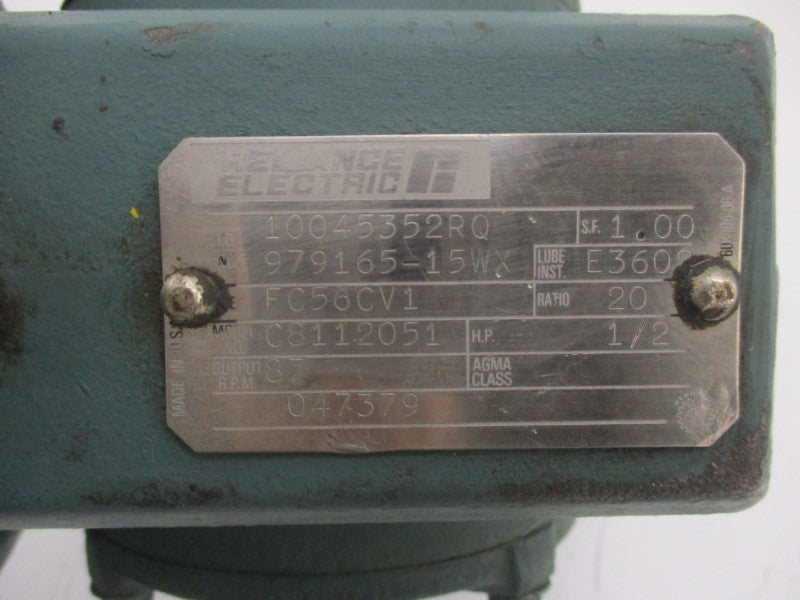 RELIANCE ELECTRIC C8112051 1004532RQ UNMP