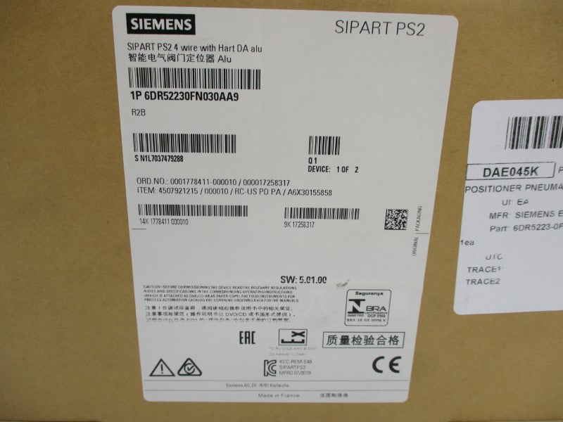 SIEMENS 6DR5223-0FN03-0AA9 30V NSMP