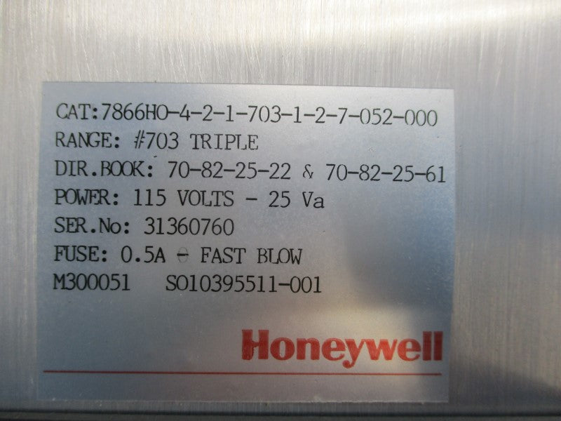 HONEYWELL 7866HO-4-2-1-703-1-2-7-052-000 115V 0.5A NSNP
