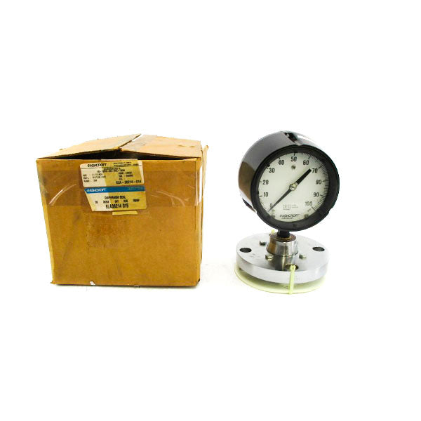 ASHCROFT 45-1279-88-04L-100# 100PSI 4-1/2" NSMP