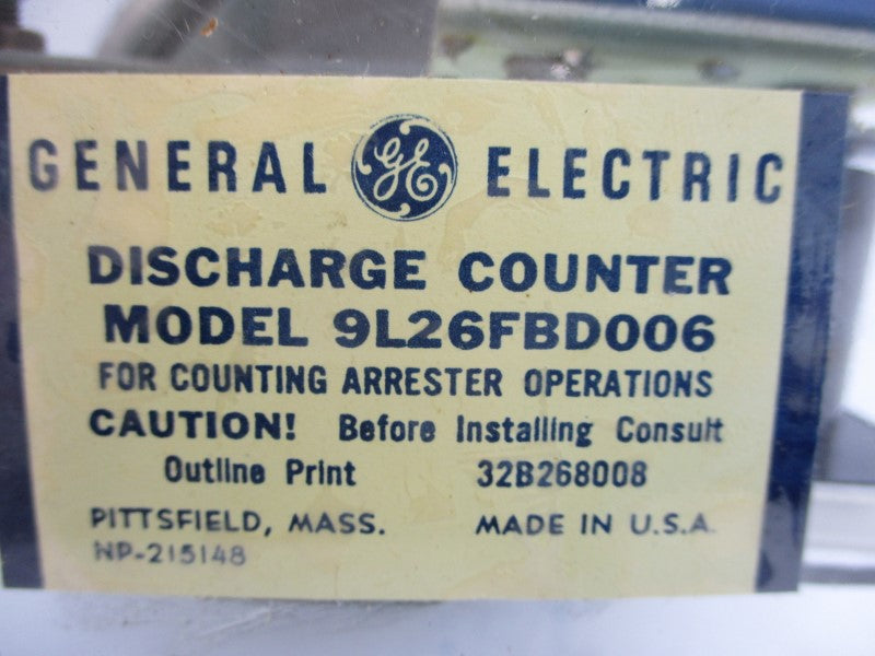 GENERAL ELECTRIC 9L26FBD006 NSMP