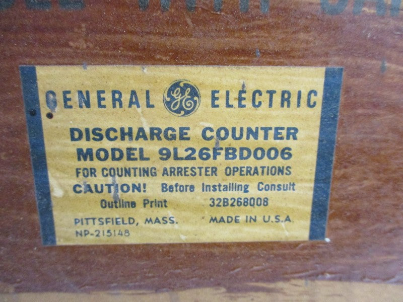 GENERAL ELECTRIC 9L26FBD006 NSMP