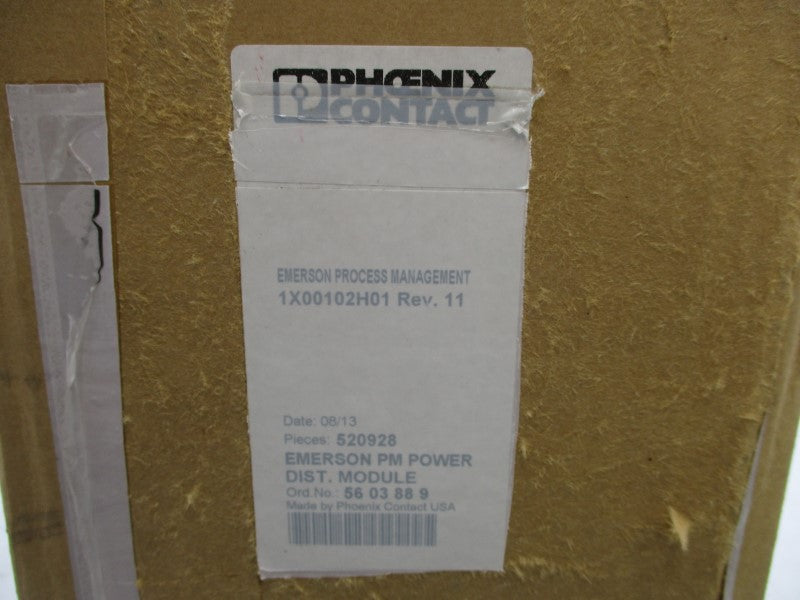 PHOENIX CONTACT 5603889 1X00102H01 REV 11 NSMP