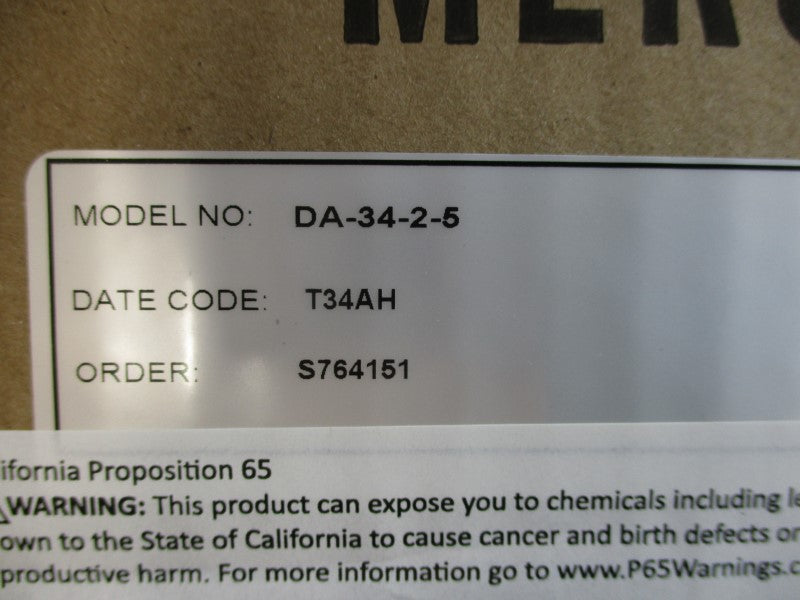 MERCOID DA-34-2-5 440VAC 3A NSMP