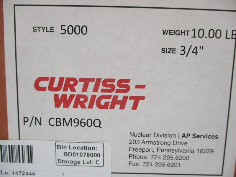 CURTIS WRIGHT CBM960Q 3/4" SIZE NSMP
