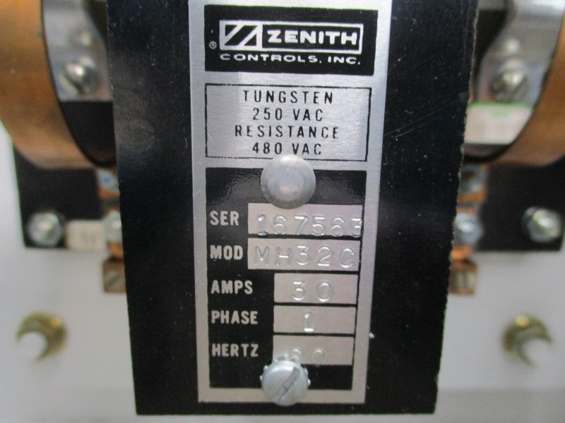 ZENITH CONTROLS MH32C 480VAC 30A NSNP