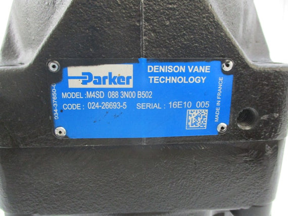 PARKER M4SD0883N00B502 024-26693-5 NSNP