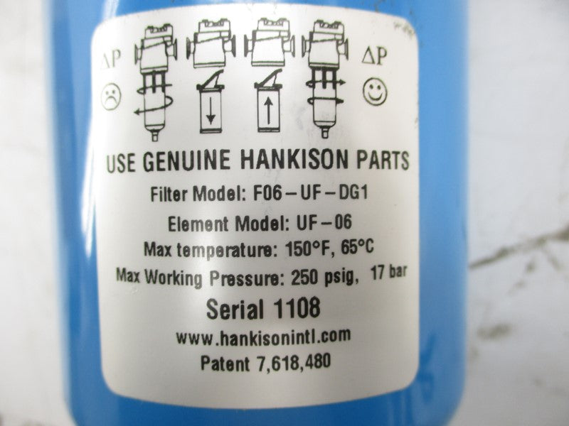 HAWKISON F06-UF-DG1 250PSI NSMP
