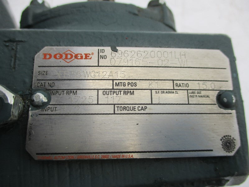 DODGE 079165-02-WL FB56WG12A15 NSNP