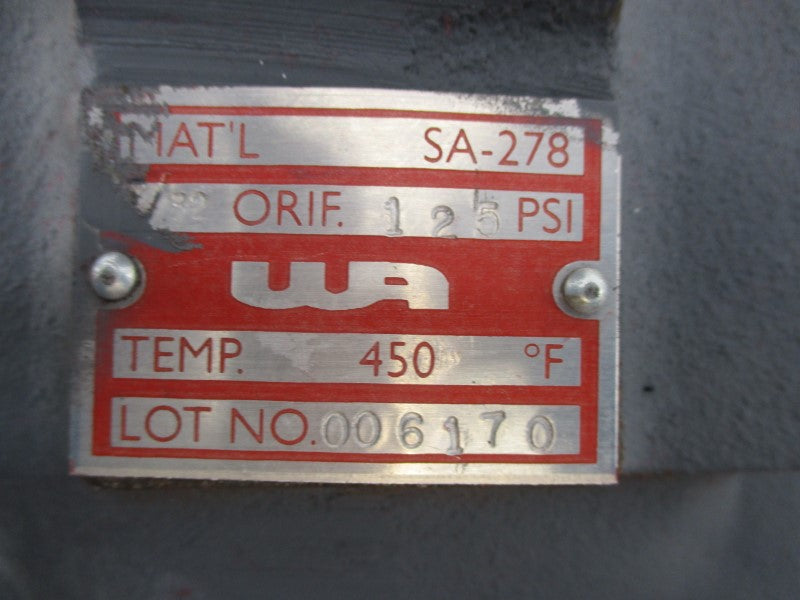 WA SA-278 125PSI NSNP