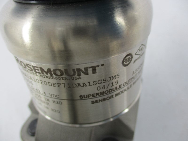 ROSEMOUNT 3051SAL1PG2AA1A1020DFF71DAA1SGSJM5 10.5-42.4VDC 9PSI NSNP