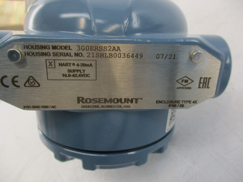 ROSEMOUNT 3051SAL2SG3AA2A1020DFF71DAA1SJ 10.5-42.4VDC 36PSI NSNP