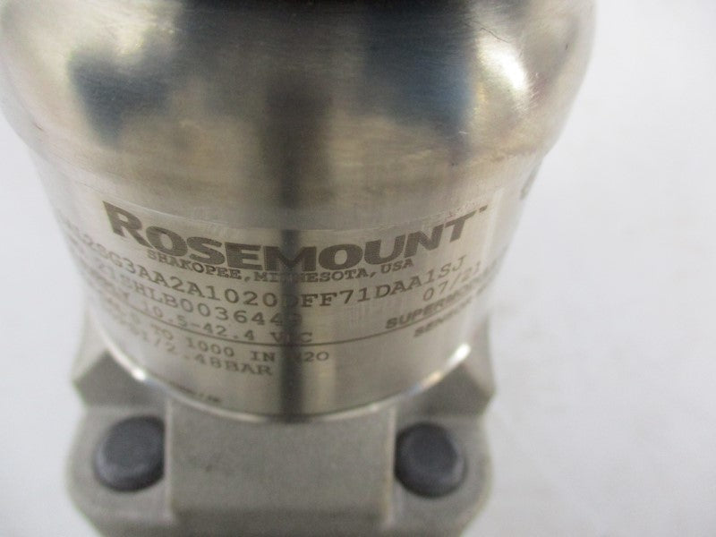 ROSEMOUNT 3051SAL2SG3AA2A1020DFF71DAA1SJ 10.5-42.4VDC 36PSI NSNP