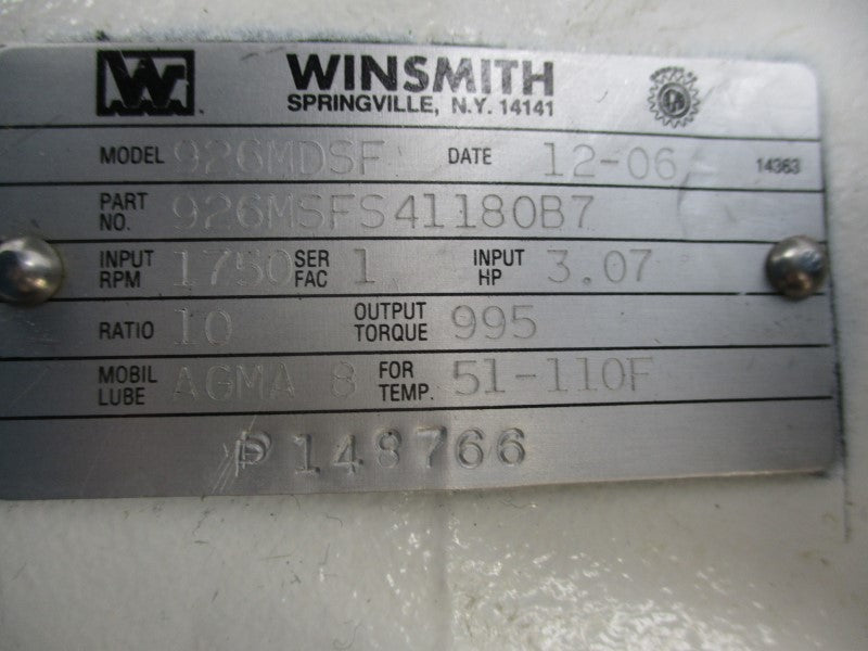 WINSMITH 926MDSF NSNP