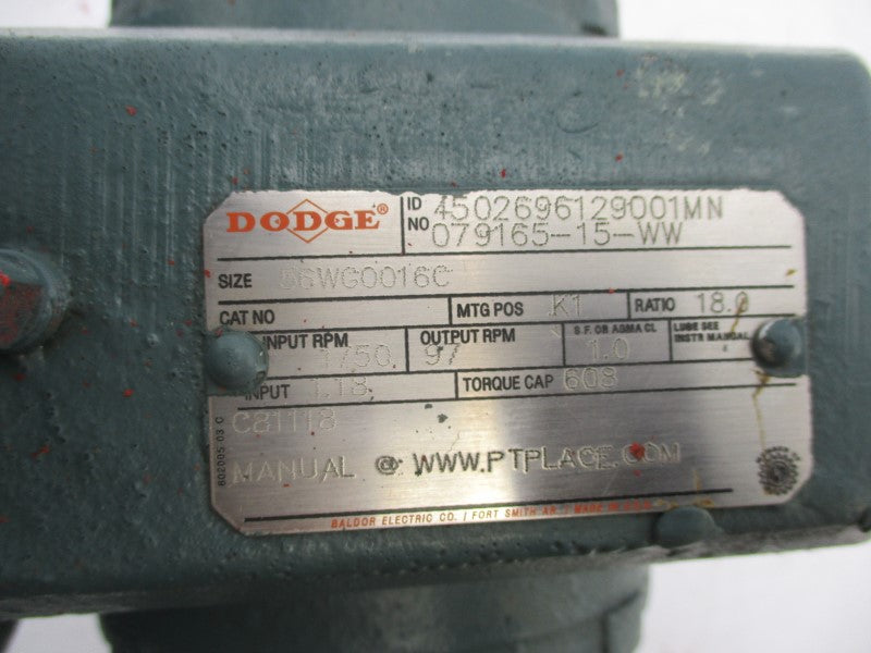 DODGE 079165-15-WW 56WG0016C NSNP