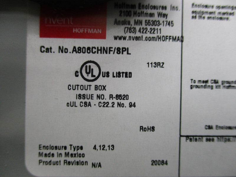 THERMO SCIENTIFIC 21-38-115 115VAC NSNP