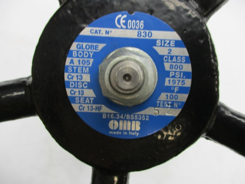OMB 830 2" B16.34/BS5352 1975PSI NSNP