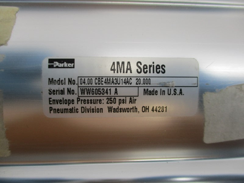 PARKER 04.00CBE4MA3U14AC20.00 SER. 4MA 250PSI NSNP