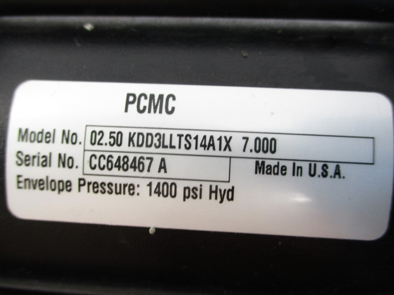 PCMC 02.50 T3LLTS1X1.000 1400PSI NSNP