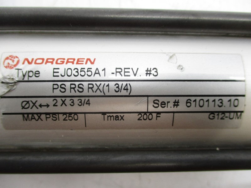 NORGREN EJ0355A1 2X3 3/4 250PSI NSNP