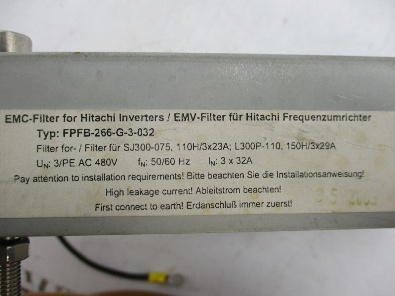 HITACHI FPFB-266-G-3-032 480VAC 32A UNMP