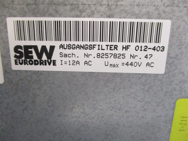 SEW EURODRIVE HF 012-403 440VAC 12A UNMP