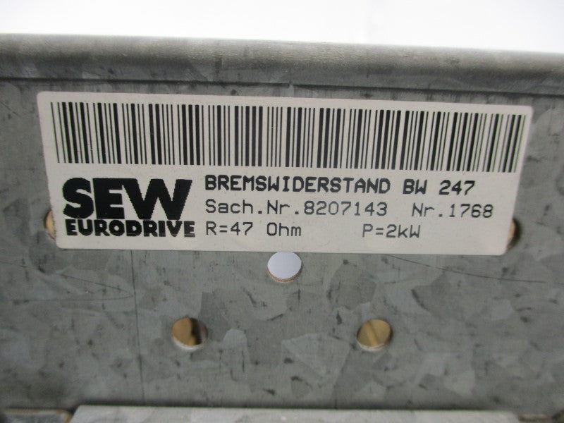 SEW EURODRIVE BW 247 (AS PICTURED) UNMP