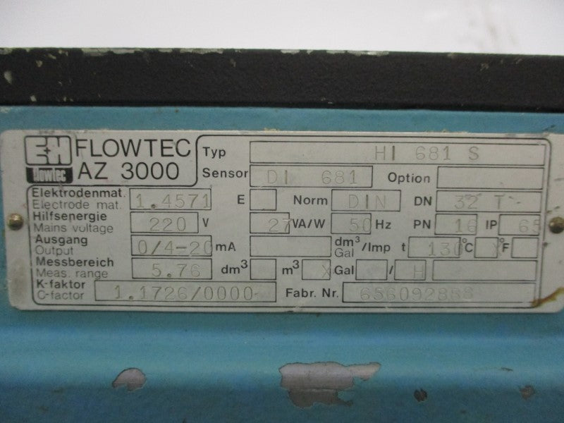 FLOWTEC HI681S 220V UNMP