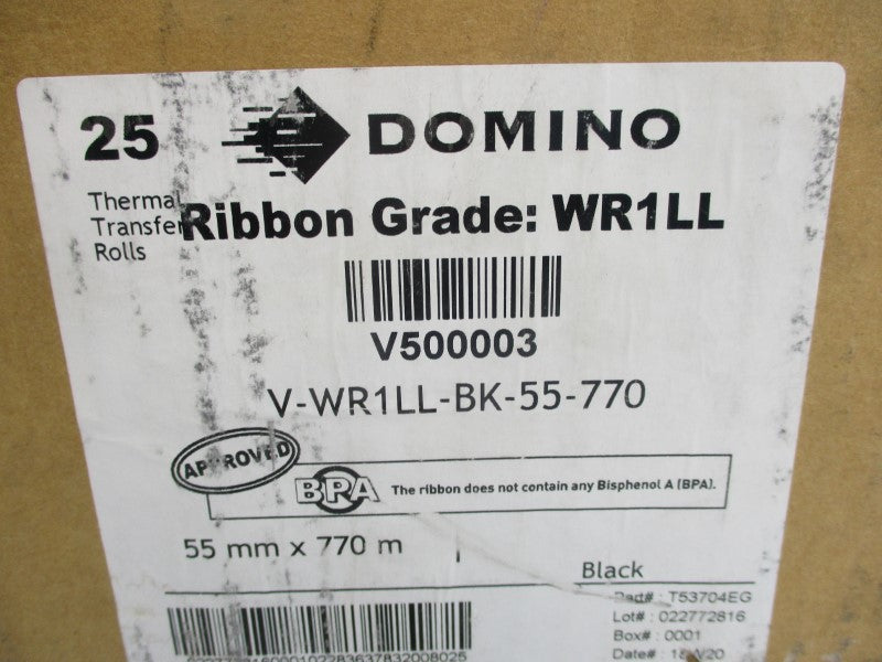 DOMINO V-WR1LL-BK-55-770 (QTY:25) NSMP