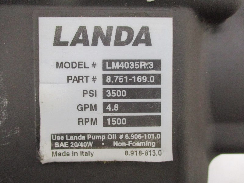 LANDA LM4035R.3 3500PSI UNMP