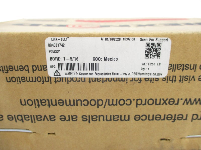 REXNORD P2U321 1-5/16 NSFS