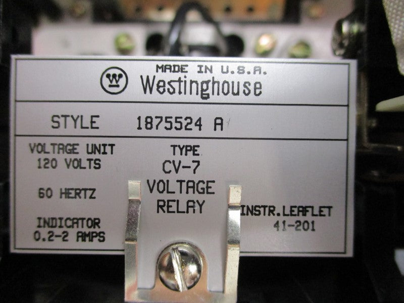 WESTINGHOUSE 1875524A 120V 0.2-2A NSMP