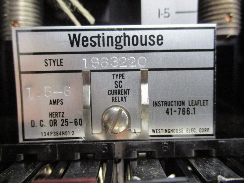 WESTINGHOUSE 1963220 1.5-6A NSMP