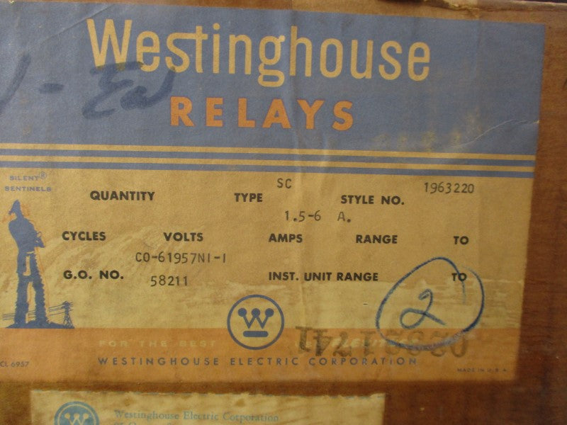WESTINGHOUSE 1963220 1.5-6A NSMP