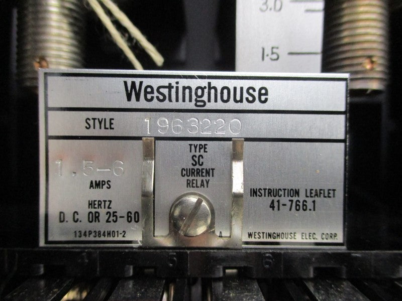 WESTINGHOUSE 1963220 1.5-6A NSNP