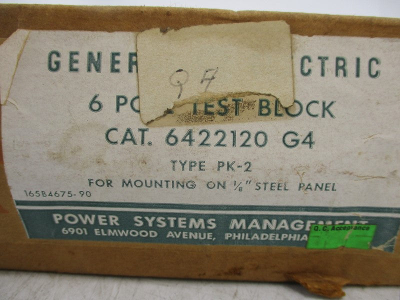GENERAL ELECTRIC 6422120G4 NSMP