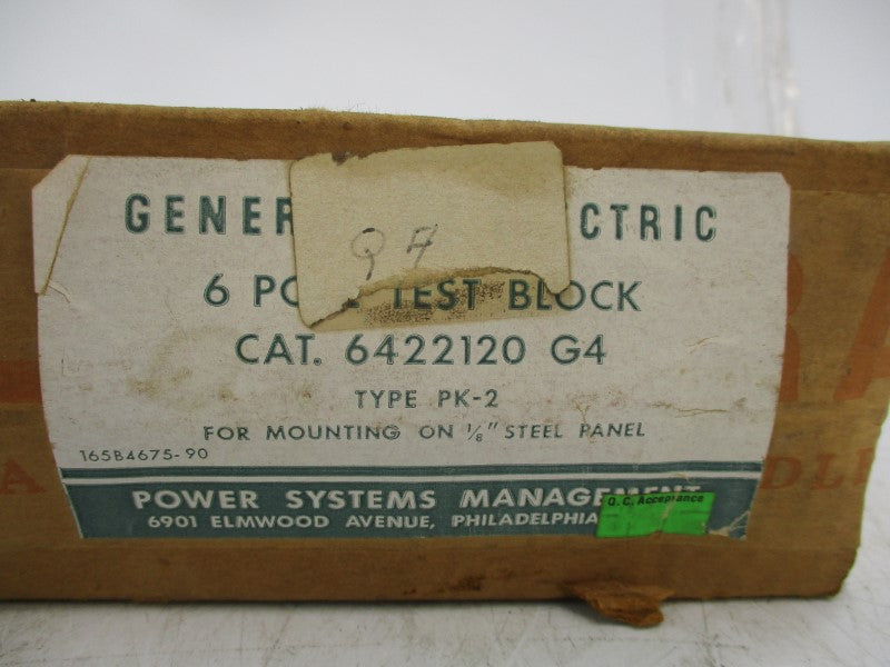 GENERAL ELECTRIC 6422120G4 NSFS