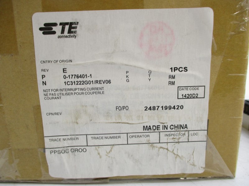 ETE CONNECTIVITY 1C31222G01 REV. E NSNP