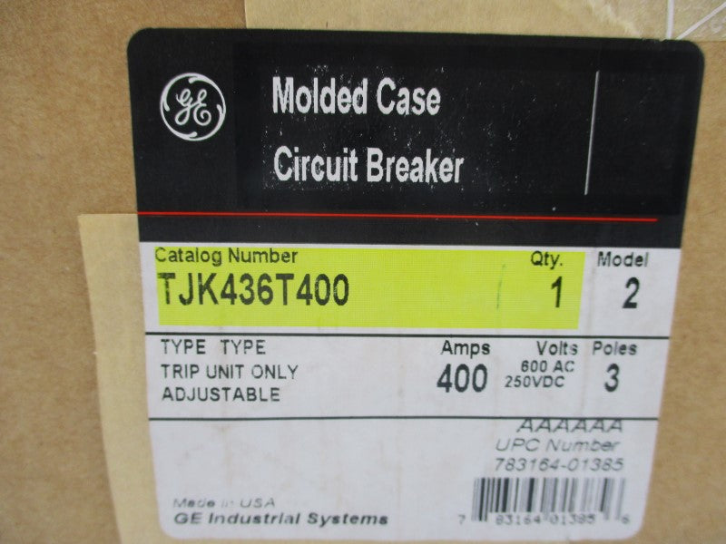 GENERAL ELECTRIC TJK436T400 600VAC 400A NSMP