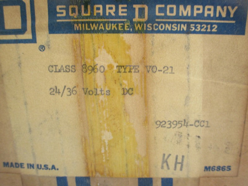 SQUARE D 8960V0-21 24/36VDC SER. A NSMP