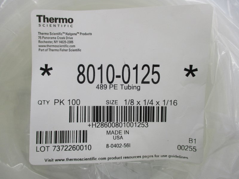 THERMO SCIENTIFIC 8010-0125 PKG OF 100 NSMP
