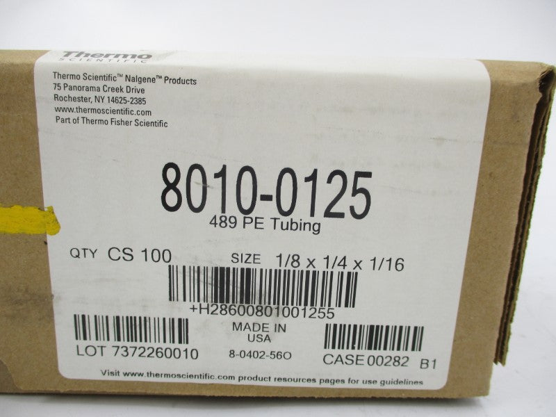 THERMO SCIENTIFIC 8010-0125 PKG OF 100 NSMP