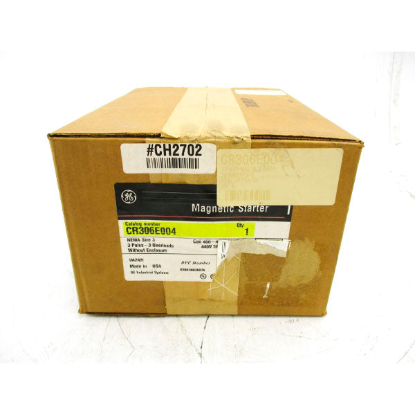 GENERAL ELECTRIC CR306E004 460-480VAC 90A NSFS