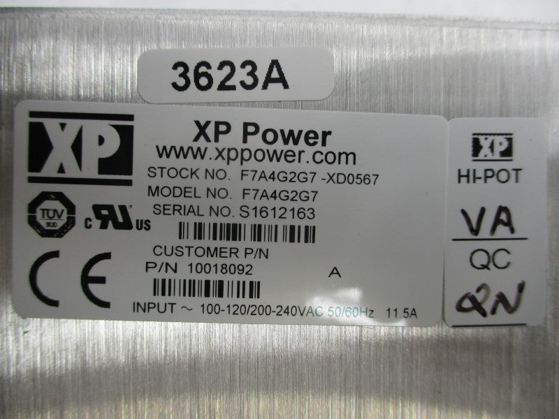 XP POWER F7A4G2G7 240VAC 11.5A NSNP