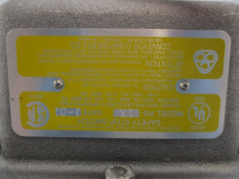 CONVEYOR COMPONENTS RS-1X 480VAC 20A NSNP
