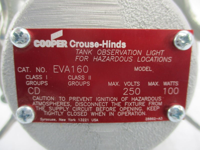 COOPER CROUSE-HINDS EVA160 250V 1/2" NSMP
